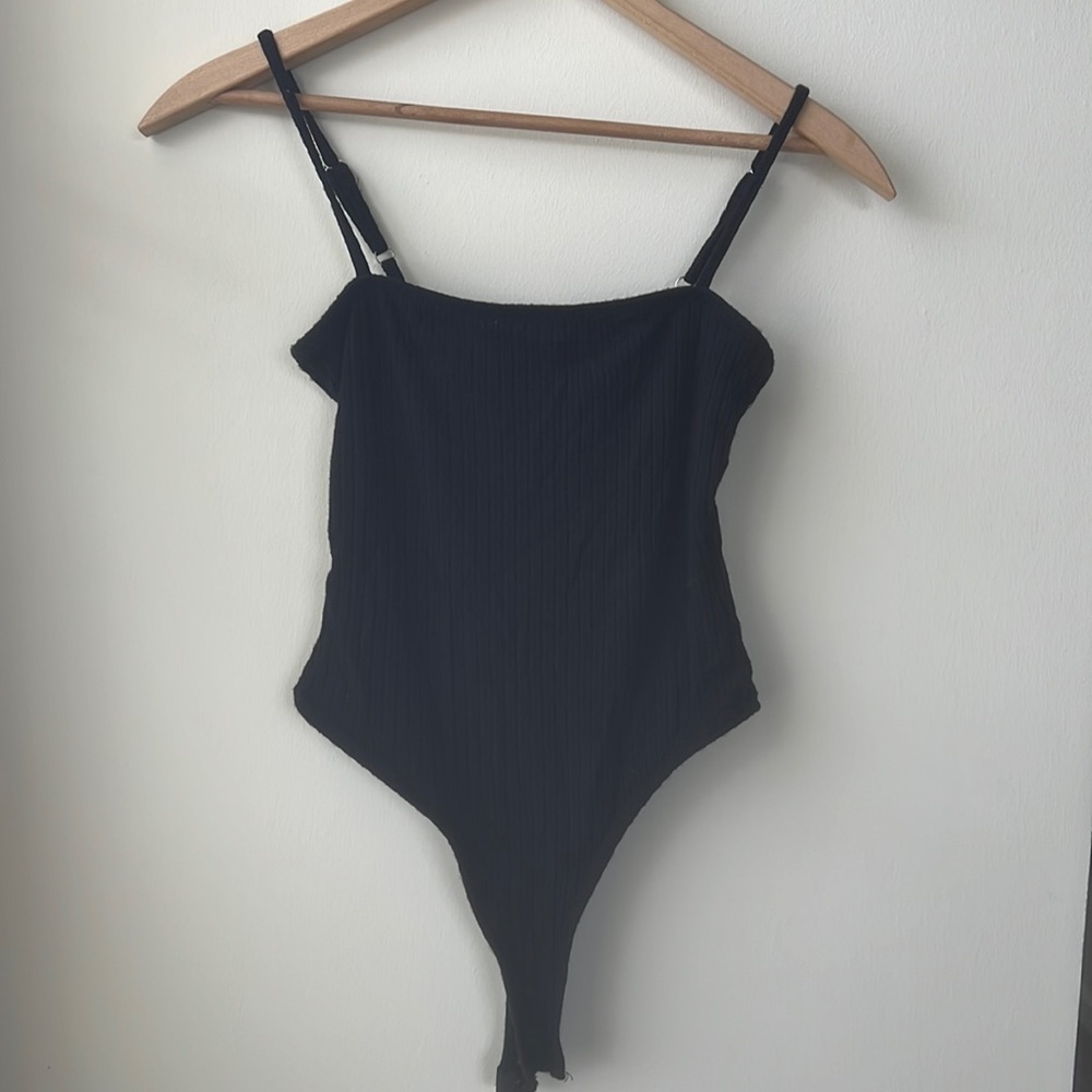 Black Tank Bodysuit